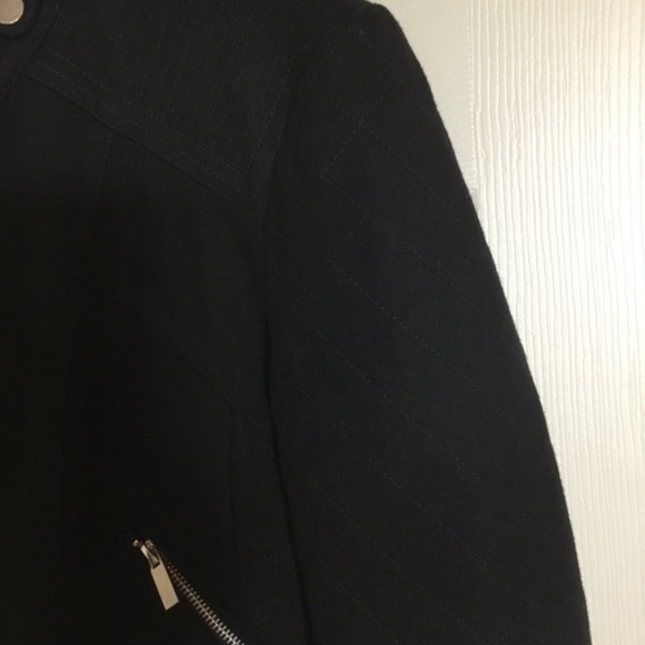 Blanc Noir Wool Jacket Size Large Black - Picture 2 of 6